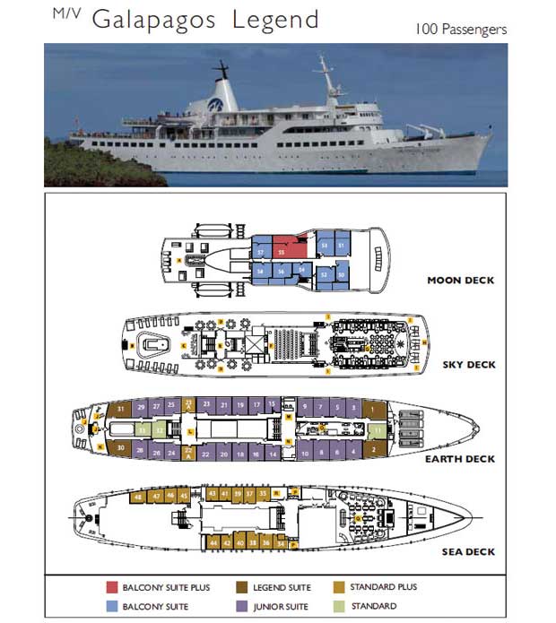 Galapagos Legend deck plans